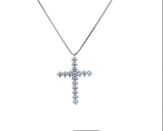 Collana Promesse Donna in Oro bianco Diamante 0.14 Ct CRF4E14 - CRF4E14